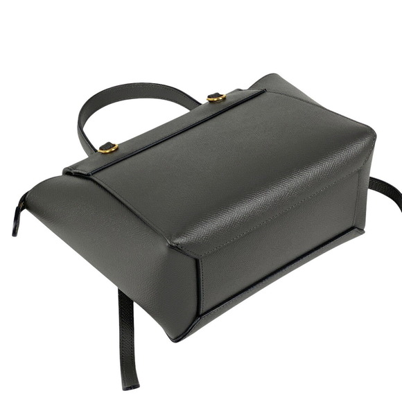 Celine Belt Bag Shoulder Bag Gray Leather - Picture 2 of 8